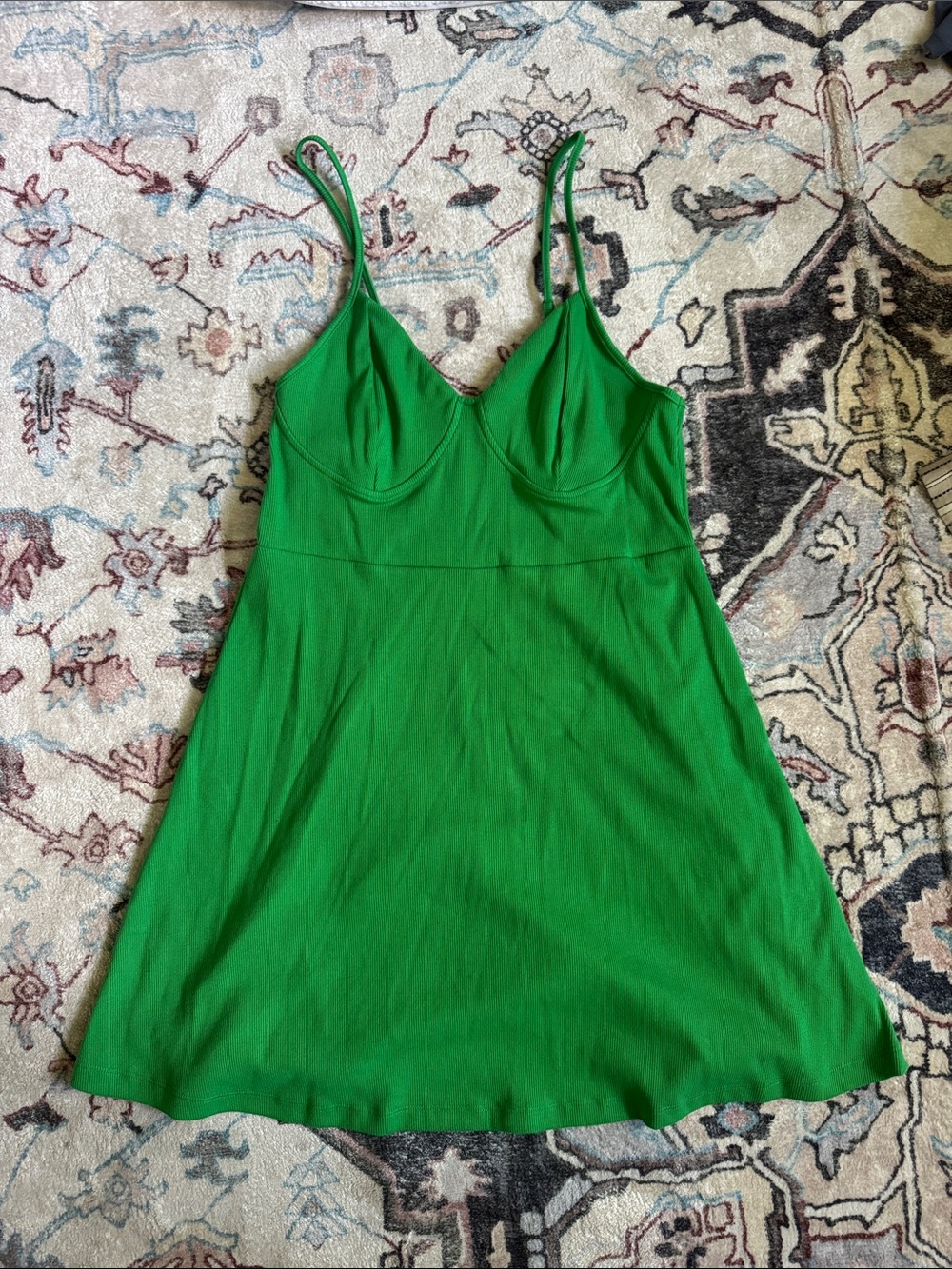 wild fable Emerald Green Spaghetti-Strap Camisole Dress